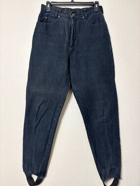 Vintage 90’s Seasons Denim Stirrup Black Jeans Union Canada 8 Western